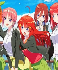 The Quintessential Quintuplets Anime Girls Paint By Numbers