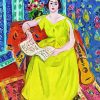 The Woman In Yellow Henri Matisse Paint By Numbers