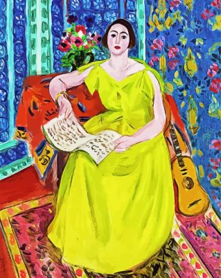 The Woman In Yellow Henri Matisse Paint By Numbers