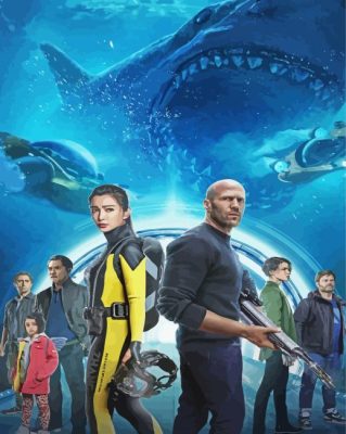 The Meg Movie Paint By Numbers