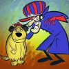 Wacky Races Cartoon Characters Paint By Numbers