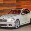 White BMW 535i Car Paint By Numbers