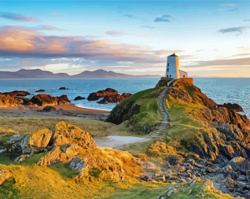 Ynys Llanddwyn Island Paint By Numbers