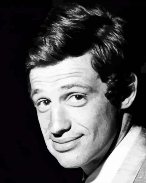 Young Actor Jean Paul Belmondo Paint By Numbers