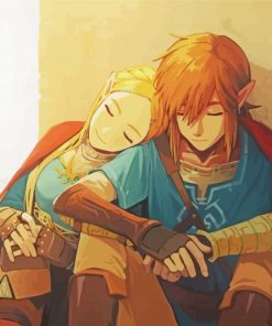 Zelda And Link Paint By Numbers