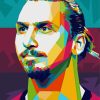 Zlatan Ibrahimović Pop Art Paint By Numbers