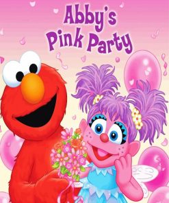 Abbys Cadabby Pink Party Poster Paint By Numbers
