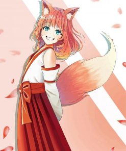 Anime Human Fox Paint By Numbers