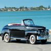 Black Old Mercury Convertible Paint By Numbers
