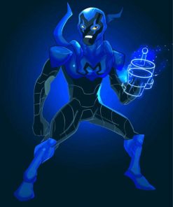 Blue Beetle Art Paint By Numbers