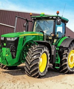 Farm John Deere Tractor Paint By Numbers