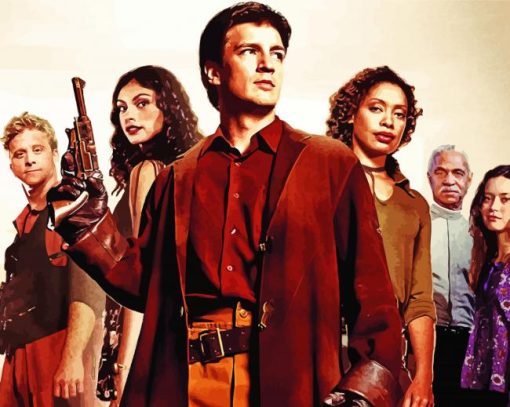 Firefly Tv Show Characters Paint By Numbers