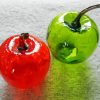Green And Red Glass Apples Paint By Numbers