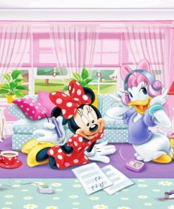 Minnie Mouse And Daisy Characters Paint By Numbers