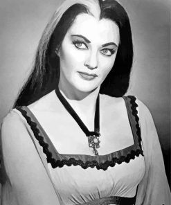 Monochrome Lily Munster Paint By Numbers