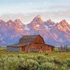 Moulton Barn In The Grand Teton Paint By Numbers