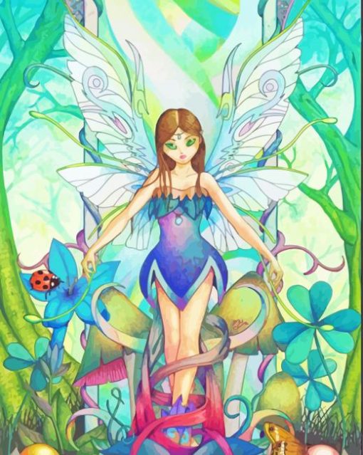 Nature Butterfly Fairy Paint By Numbers