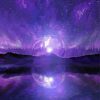 Purple Fantasy Starry Sky At Night Paint By Numbers