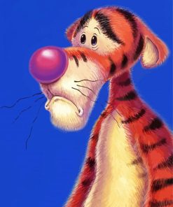 Sad Tigger Paint By Numbers
