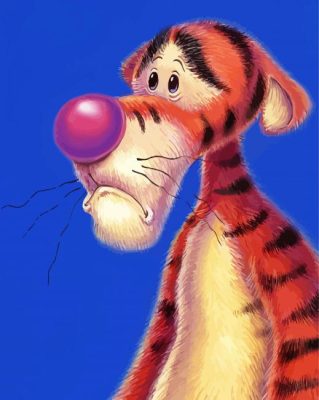 Sad Tigger Paint By Numbers