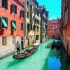 Scenic Canal Venice Italy Paint By Numbers