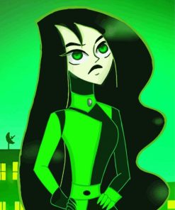 Shego Green Kim Possible Paint By Numbers
