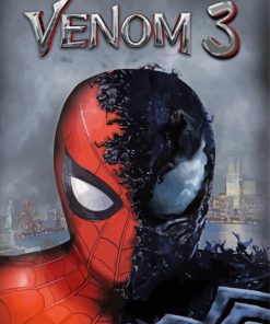 Spiderman With Venom Poster Paint By Numbers