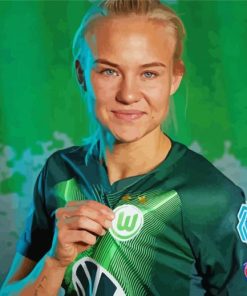 The Football Player Pernille Harder Paint By Numbers