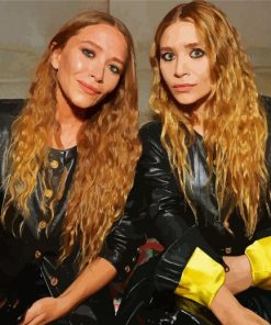 The Sisters Mary Kate And Ashley Paint By Numbers