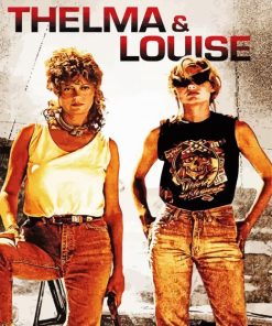 Thelma And Louise Poster Paint By Numbers