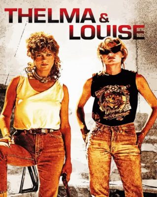 Thelma And Louise Poster Paint By Numbers