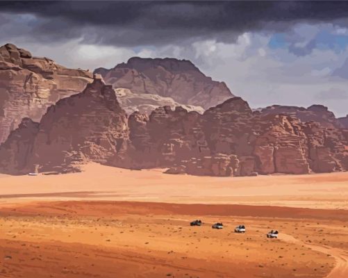 Wadi Rum Desert Paint By Numbers