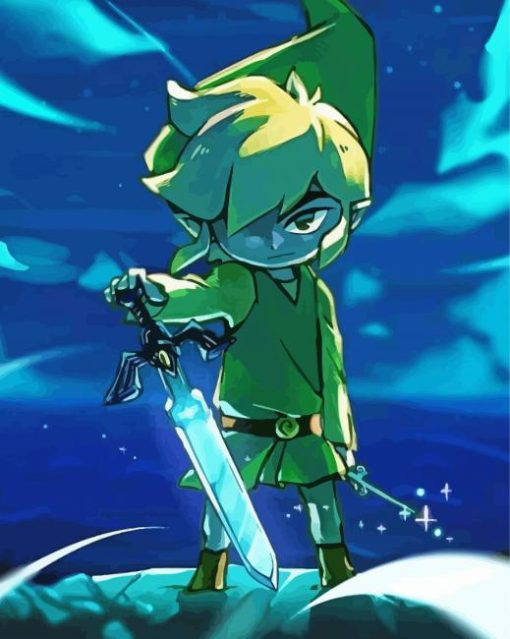 Windwaker Character Art Paint By Numbers