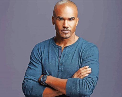 Actor Shemar Moore Paint By Numbers