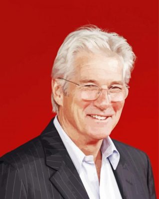 American Richard Gere Paint By Numbers