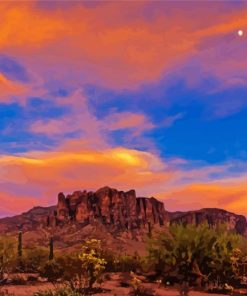 Arizona Sunset Paint By Numbers