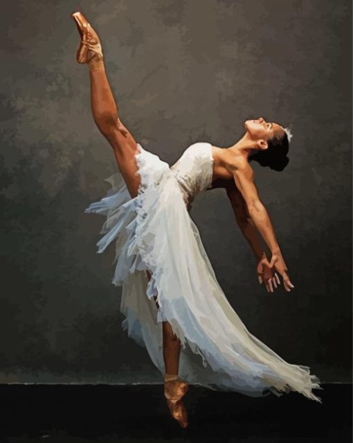 Ballerina Misty Copeland Paint By Numbers