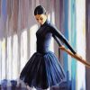 Ballerina In Black Dress Paint By Numbers