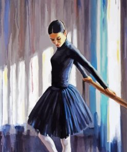 Ballerina In Black Dress Paint By Numbers