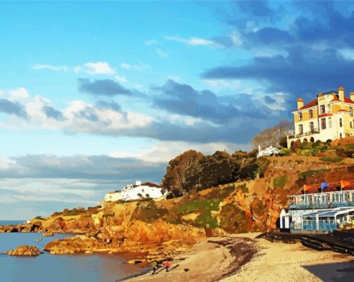 Brixham Town Beach Paint By Numbers