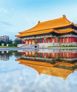 Chinese Palace Reflection Paint By Numbers