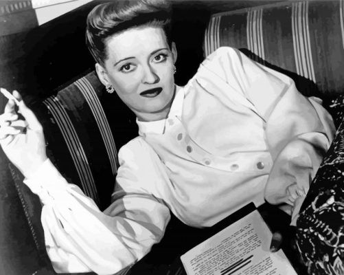 Classy Bette Davis Paint By Numbers