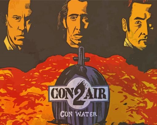 Con Air Art Paint By Numbers