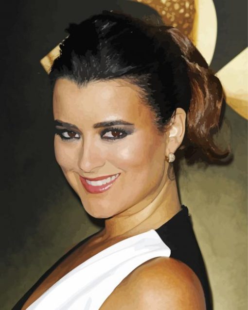 Cote De Pablo Actress Paint By Numbers