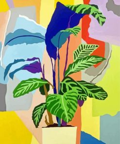 Houseplant Art Paint By Numbers