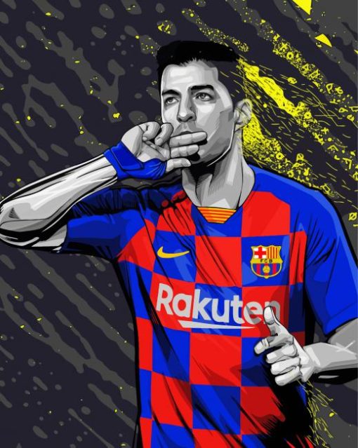 Luis Suarez Paint By Numbers