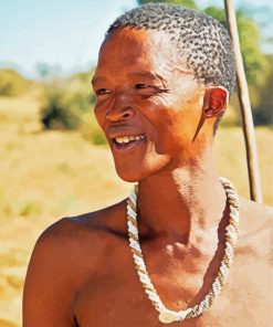 Khoisan Man Paint By Numbers