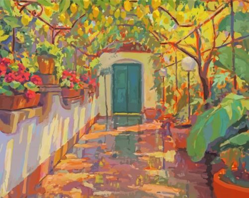 Lemon Tree Garden Paint By Numbers