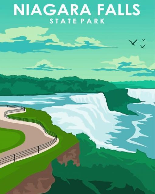 Niagara Fall State Park Paint By Numbers