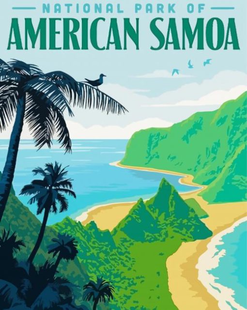Samoa Poster Paint By Numbers